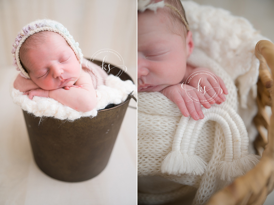 Precious Newborn Girl Session in Iowa photographed by Iowa Newborn Photographer KS Photography 