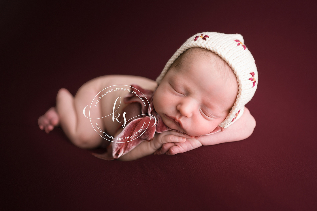 Precious Newborn Girl Session in Iowa photographed by Iowa Newborn Photographer KS Photography 