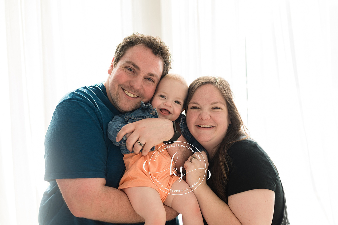 Milestone Session photographed by Iowa Newborn Photographer KS Photography 