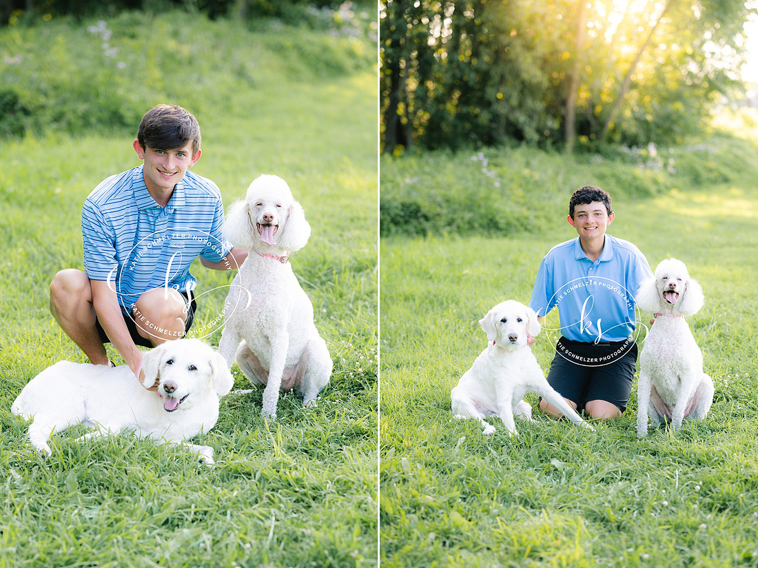 Iowa Family Session with Dogs photographed by Iowa Family Photographer KS Photography