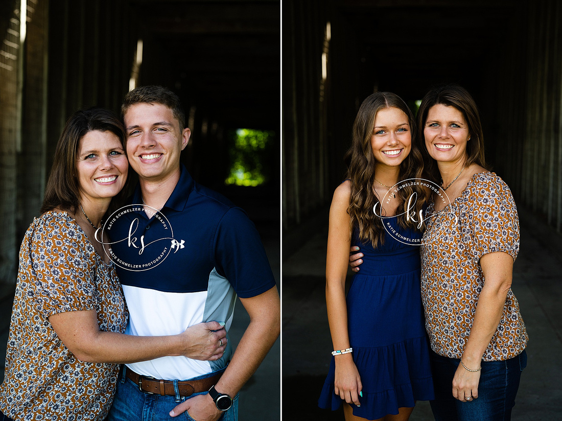 Rustic Family Portraits photographed by Iowa Family Photographer KS Photography