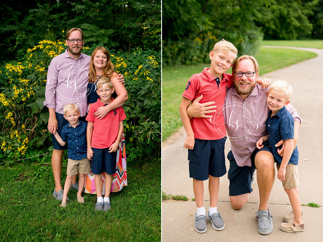 Iowa Outdoor Family Mini Session photographed by Iowa Family Photographer   KS Photography