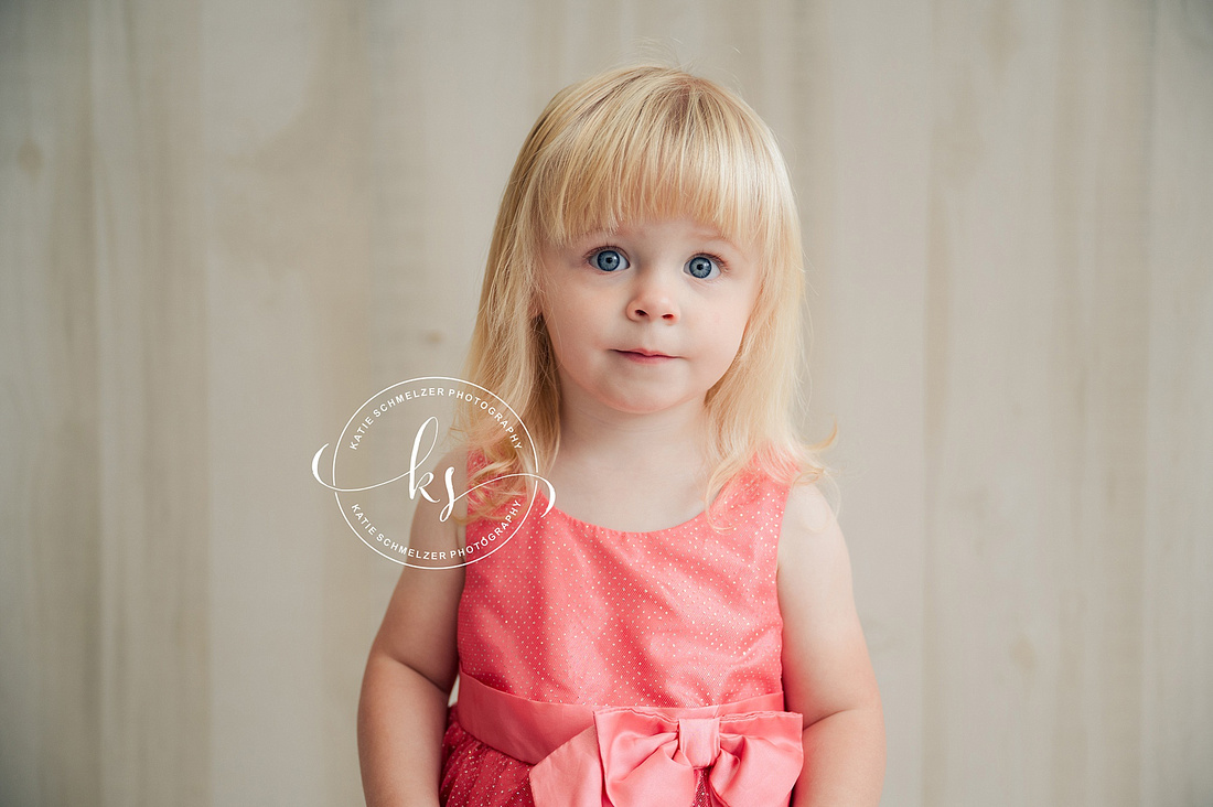 Two Year Milestone Portraits photographed by Iowa Portrait Photographer KS Photography