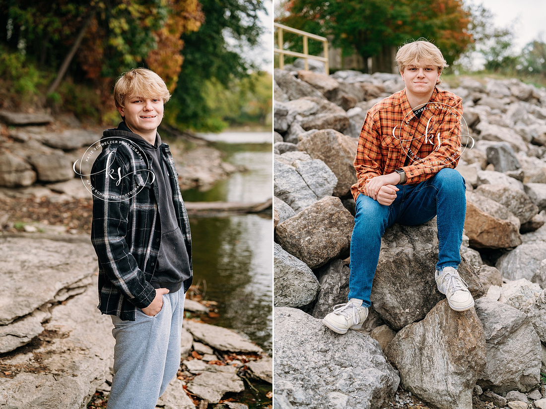 Iowa Senior Guy Portraits photographed by Iowa Senior Photographer KS Photography 