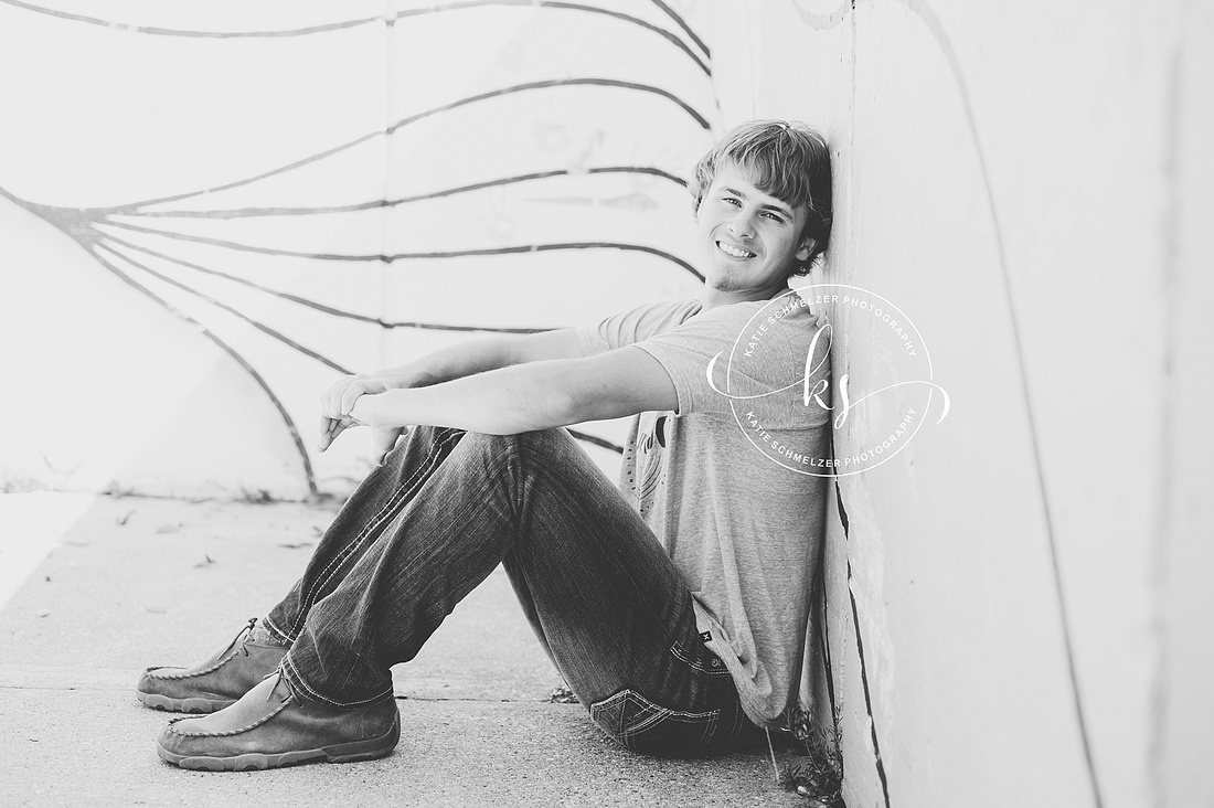 Mt. Vernon Twin Senior Session photographed by Iowa Senior Photographer KS Photography