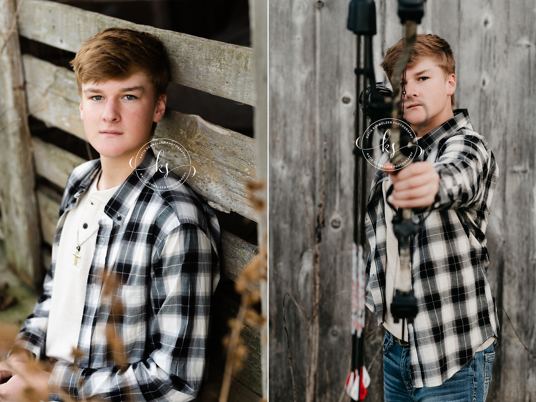 Outdoor Sports Senior Session photographed by IA Senior Photographer KS Photography