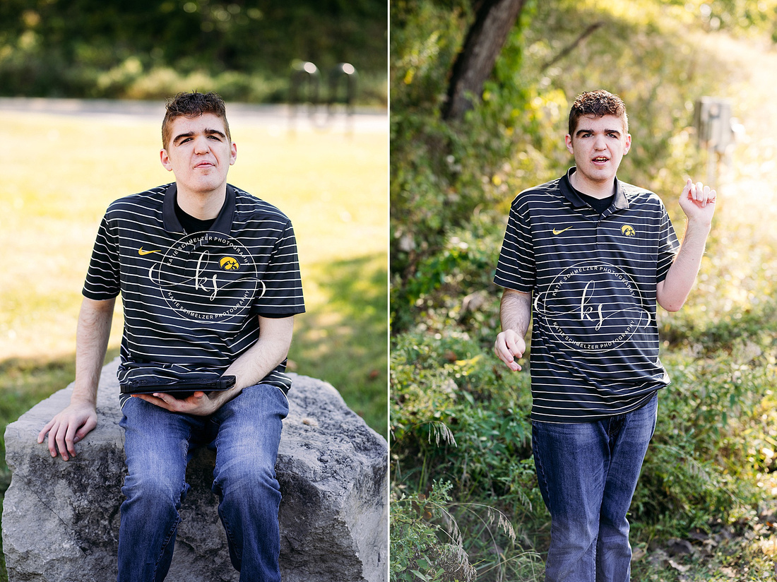 Liberty High school Senior Portrait Session Photographed by Iowa Senior Photographer KS Photography