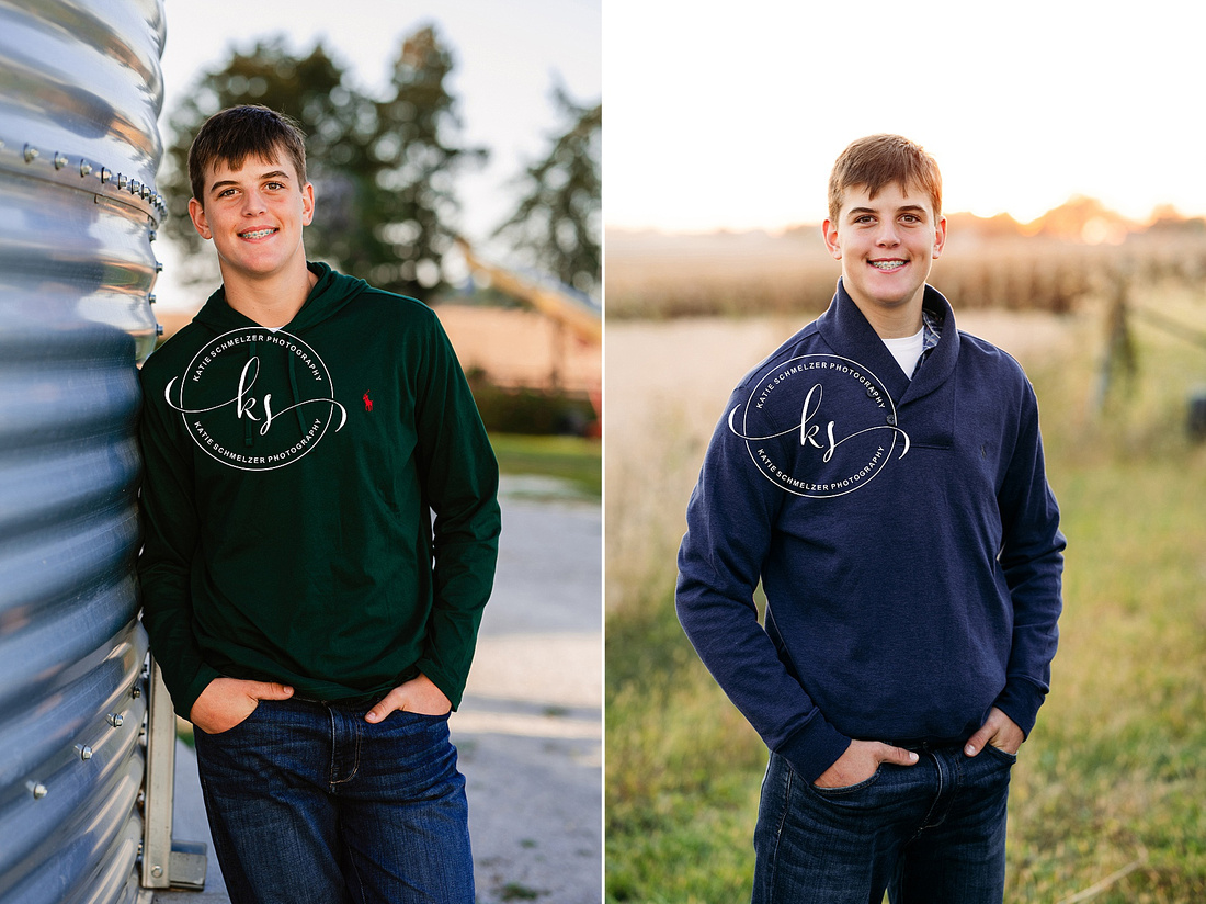 Solon Senior Portrait Session Photographed by Iowa Senior Photographer KS Photography