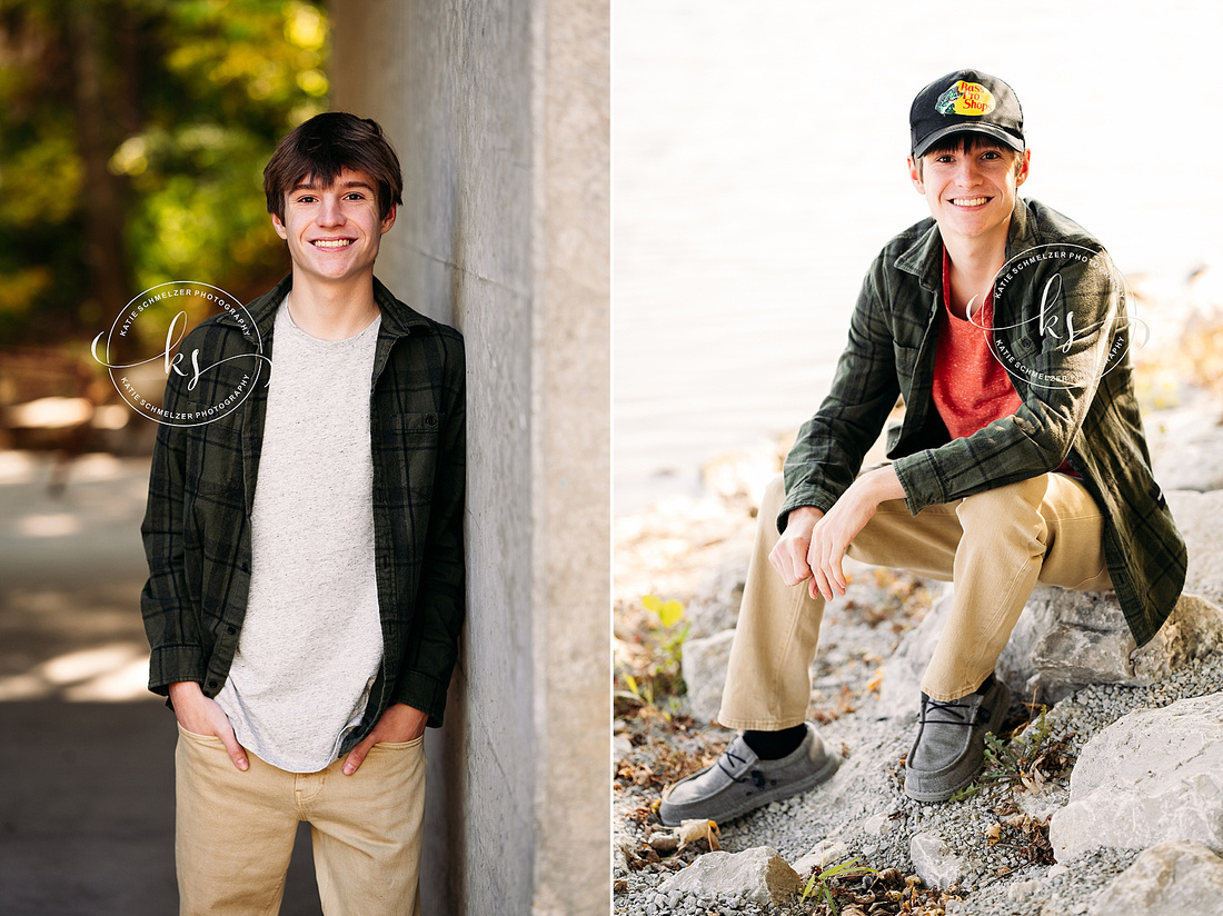 downtown Iowa City Senior Session photographed by Iowa Senior Photographer KS Photography