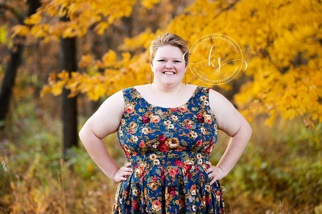 Fall Senior Session in Iowa Park photographed by IA Senior Photographer KS Photography