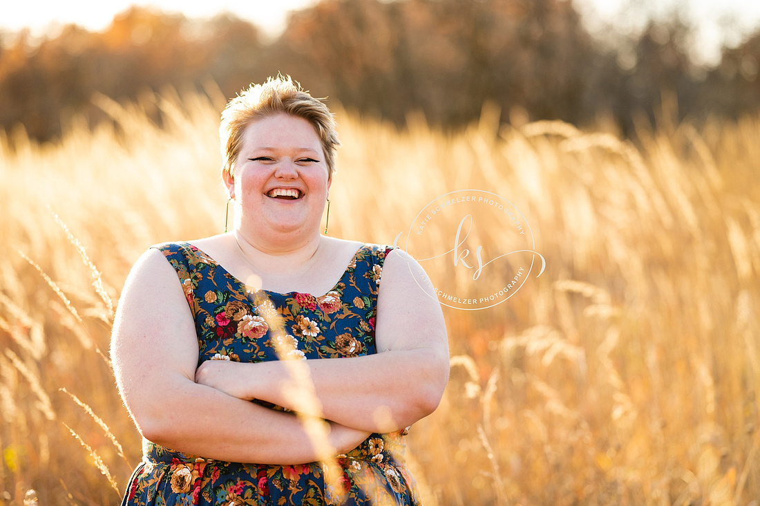 Fall Senior Session in Iowa Park photographed by IA Senior Photographer KS Photography