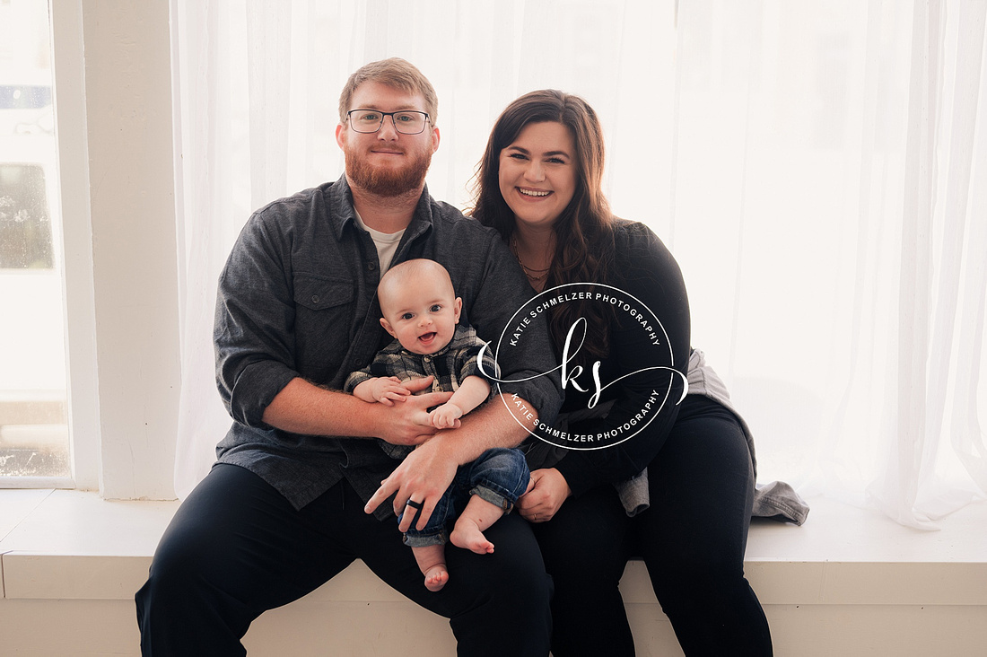 6 Month Milestone Session photographed by Iowa Newborn Photographer KS Photography