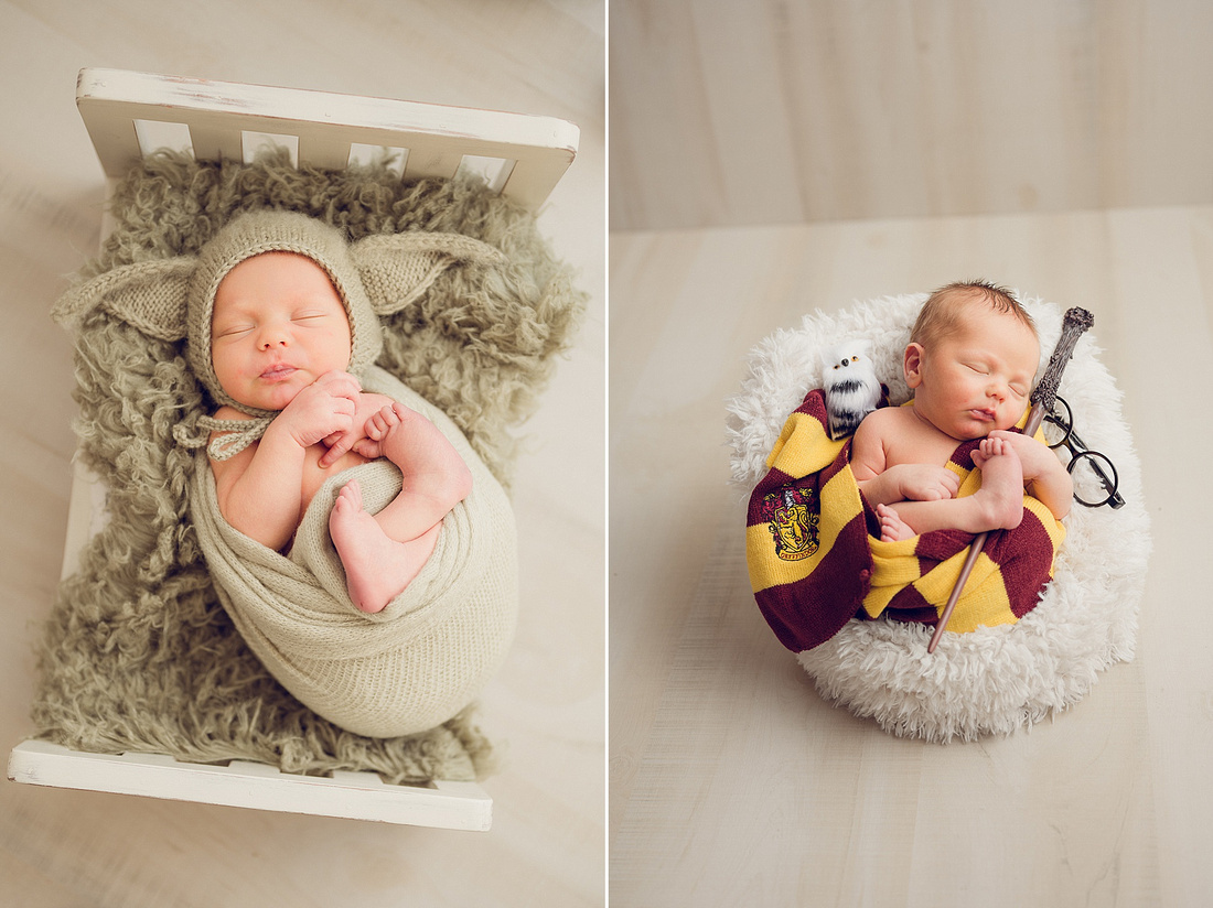 Iowa Character Themed Newborn Session photographed by Iowa Newborn Photographer KS Photography