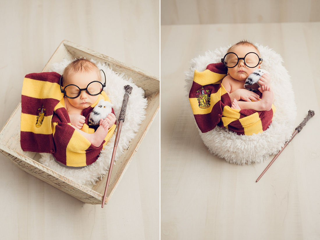 Iowa Character Themed Newborn Session photographed by Iowa Newborn Photographer KS Photography