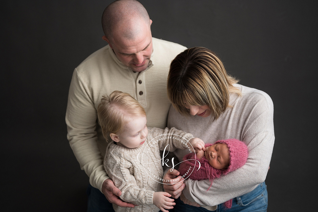 Baby Girl Newborn Session photographed by Iowa Newborn Photographer KS Photography