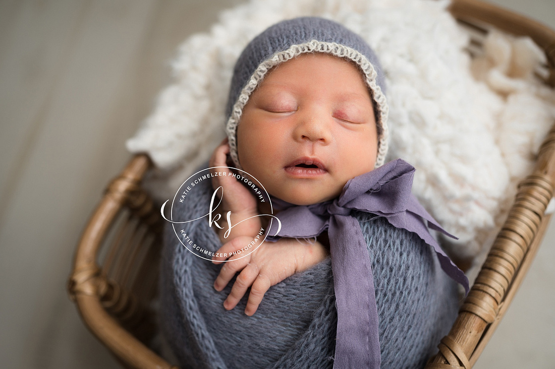 Baby Girl Newborn Session photographed by Iowa Newborn Photographer KS Photography