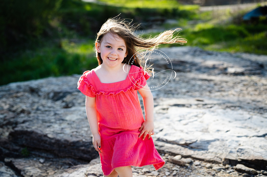 Outdoor Spring Family Session photographed by Iowa Family Photographer KS Photography