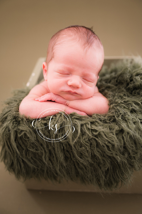 Newborn Studio Session photographed by Iowa Newborn Photographer | KS Photography