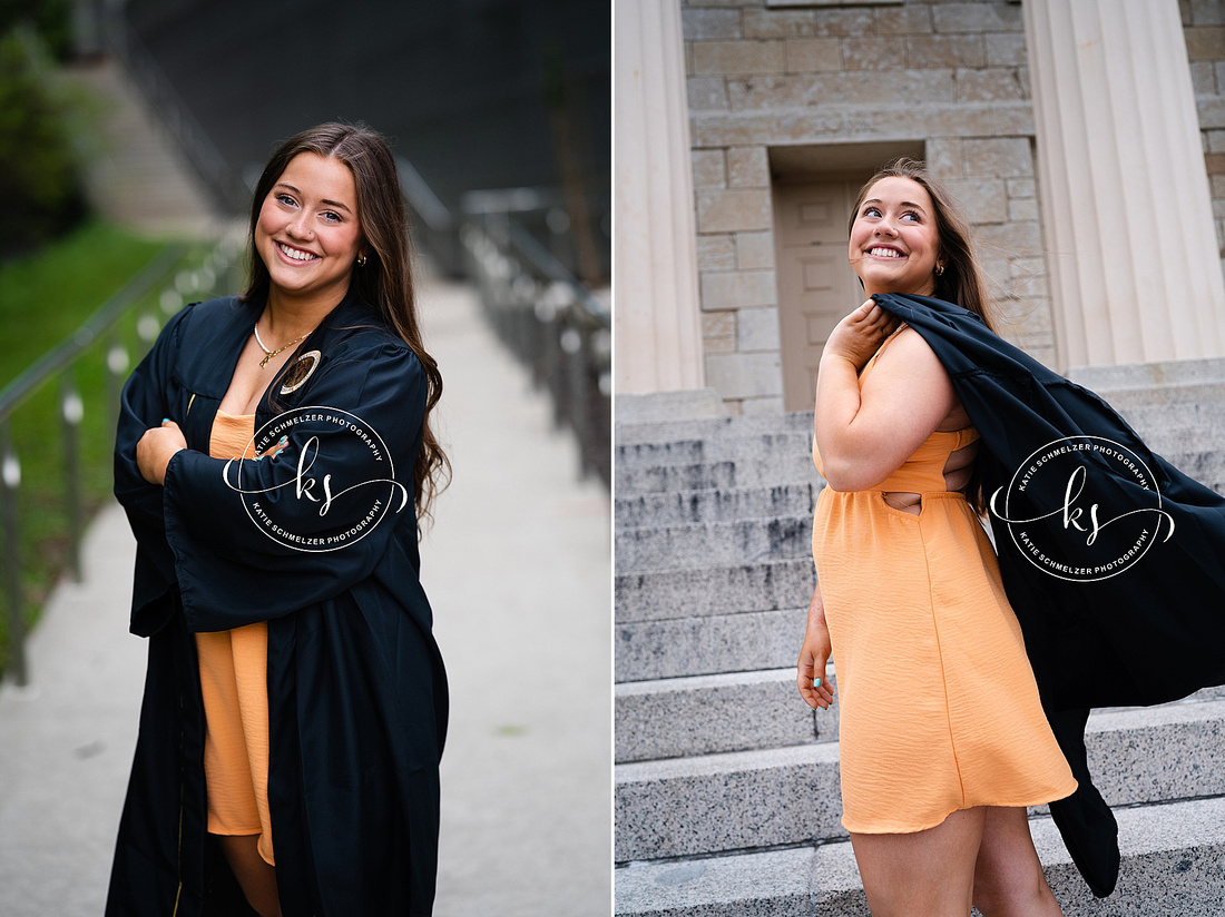 University of Iowa Graduation Session photographed by Iowa Senior photographer KS Photography