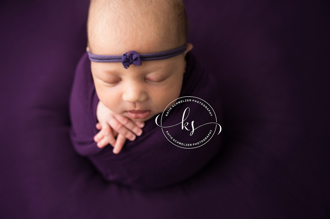 Baby Girl Newborn Session photographed by Iowa Newborn Photographer KS Photography