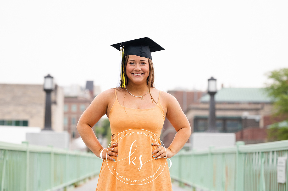 University of Iowa Graduation Session photographed by Iowa Senior photographer KS Photography