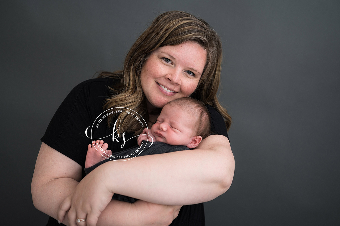 Baby Boy Newborn + Family Session photographed by Iowa Newborn photographer KS Photography