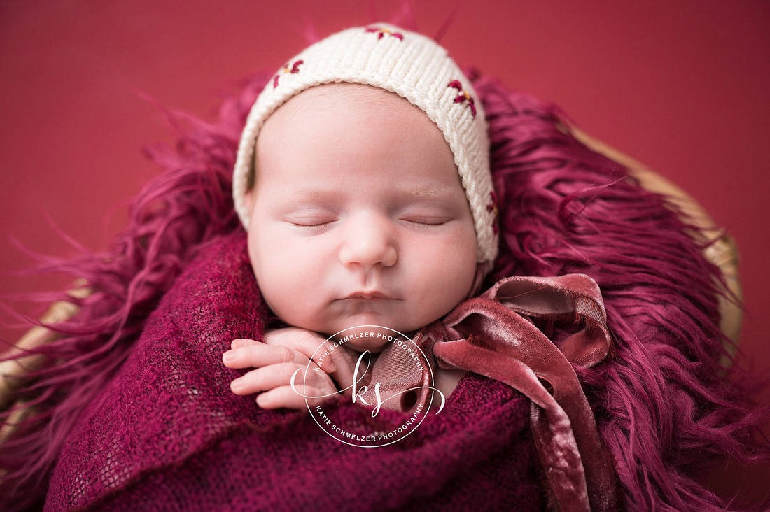 IA Studio Newborn Session photographed by Iowa Newborn photographer KS Photography