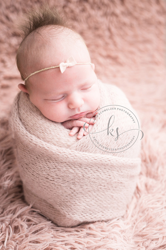 IA Studio Newborn Session photographed by Iowa Newborn photographer KS Photography