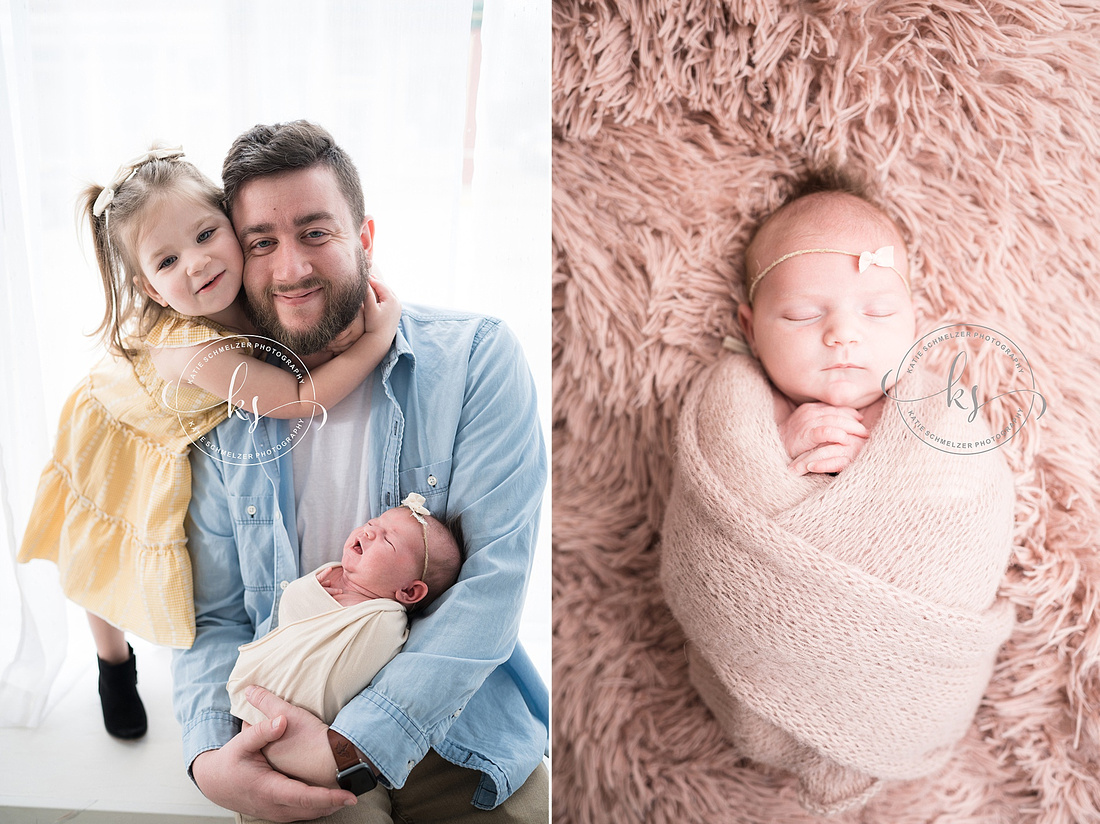 IA Studio Newborn Session photographed by Iowa Newborn photographer KS Photography