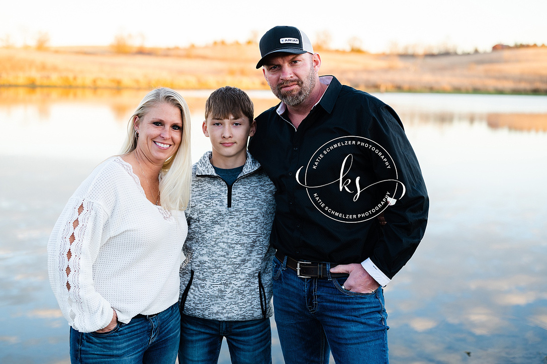 Iowa Sunset Family Portraits photographed by IA family Photographer KS Photography