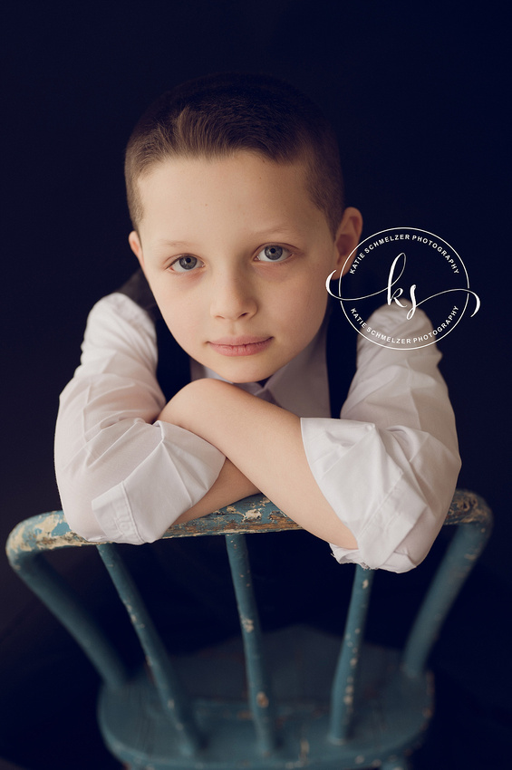 Formal Family Portraits in Studio photographed by Iowa Family photographer KS Photography