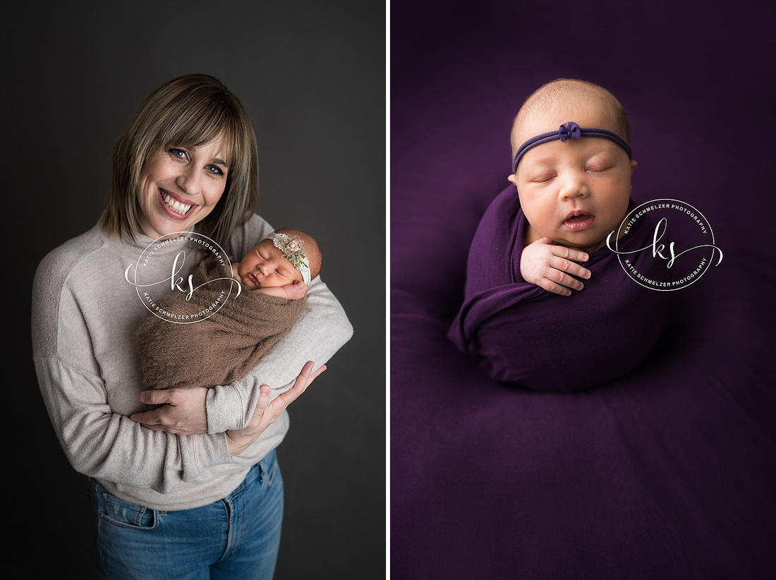 Baby Girl Newborn Session photographed by Iowa Newborn Photographer KS Photography