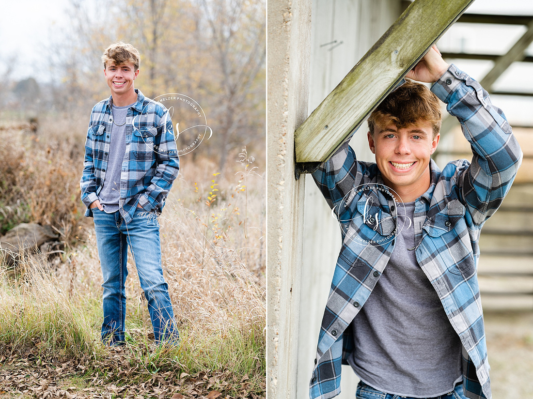 IA Senior Session at Kent Park photographed by Iowa Senior Photographer KS Photography