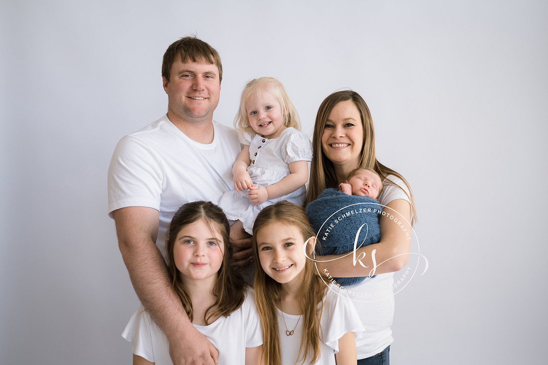 Adorable Newborn Studio Session photographed by Iowa Newborn photographer KS Photography