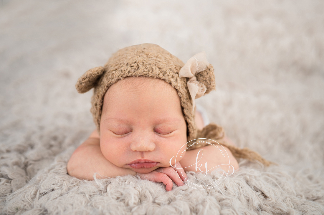 Baby Girl Newborn Session photographed by Iowa Newborn Photographer KS Photography