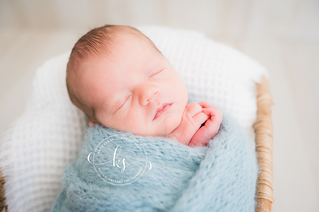 Newborn Studio Session photographed by Iowa Newborn Photographer | KS Photography