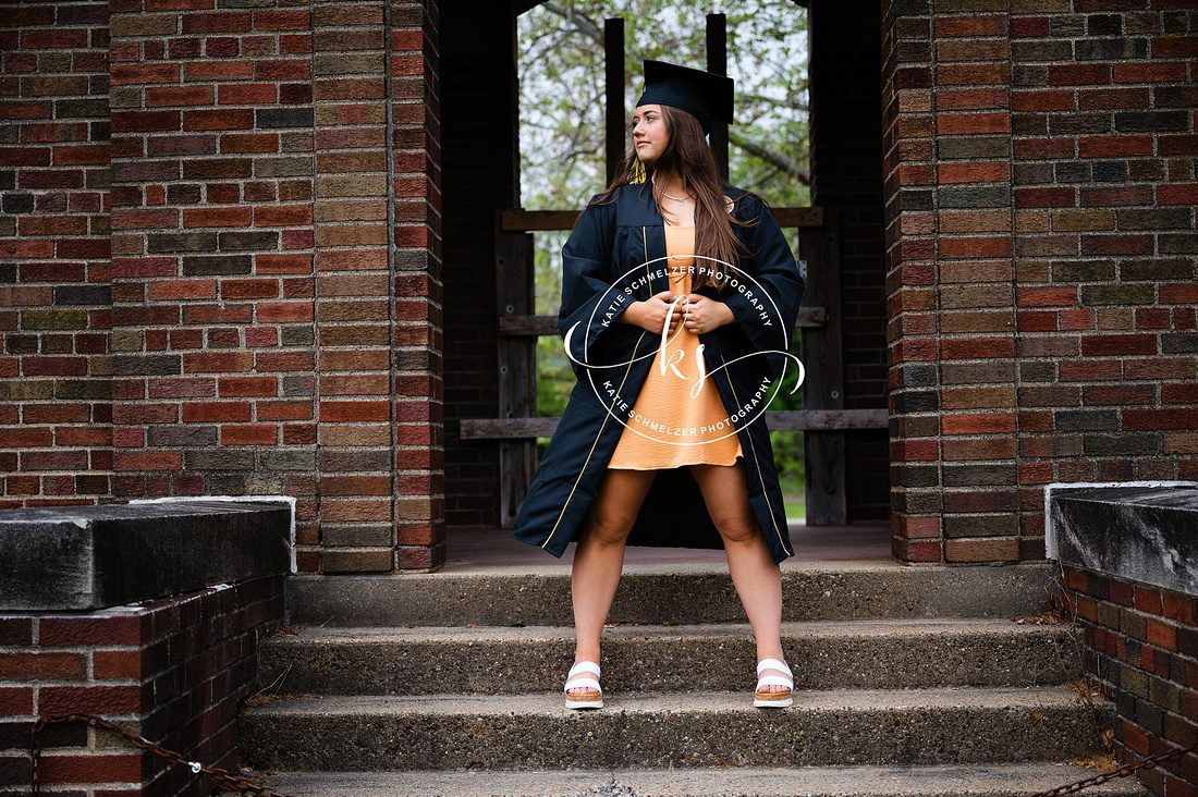 University of Iowa Graduation Session photographed by Iowa Senior photographer KS Photography