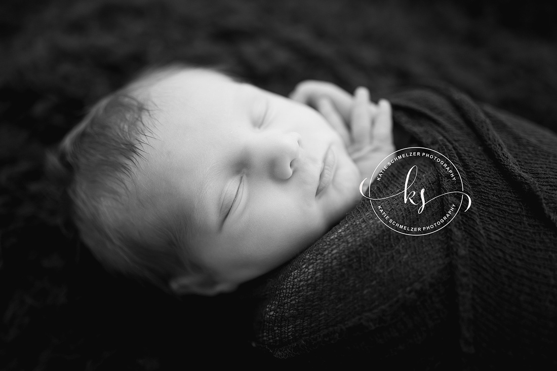 Farmer Inspired Newborn Studio Session photographed by Iowa Newborn photographer KS Photography