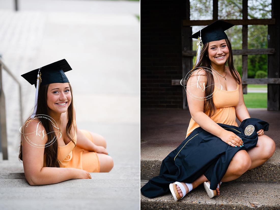 University of Iowa Graduation Session photographed by Iowa Senior photographer KS Photography