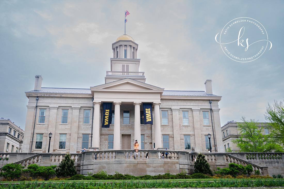 University of Iowa Graduation Session photographed by Iowa Senior photographer KS Photography