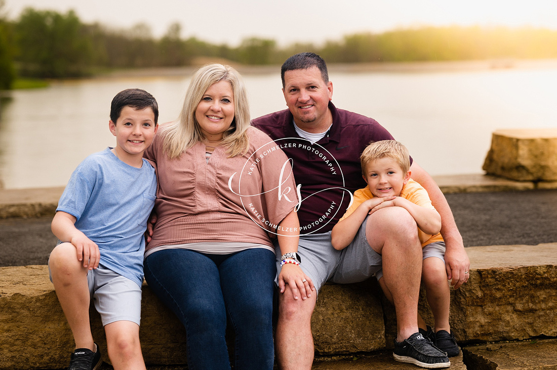 Outdoor Iowa Family Session photographed by Iowa Family Photographer KS Photography