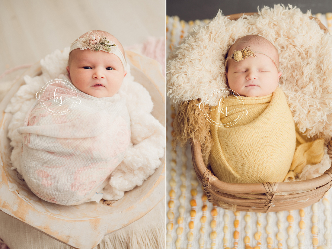 Iowa baby girl Newborn session photographed by IA Newborn Photographer KS Photography