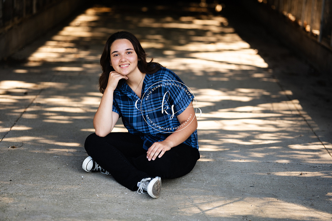 Outdoor Summer Senior Session photographed by Iowa Senior Photographer KS Photography