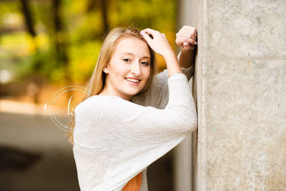 Iowa City Senior Portraits with CCA senior and KS Photography