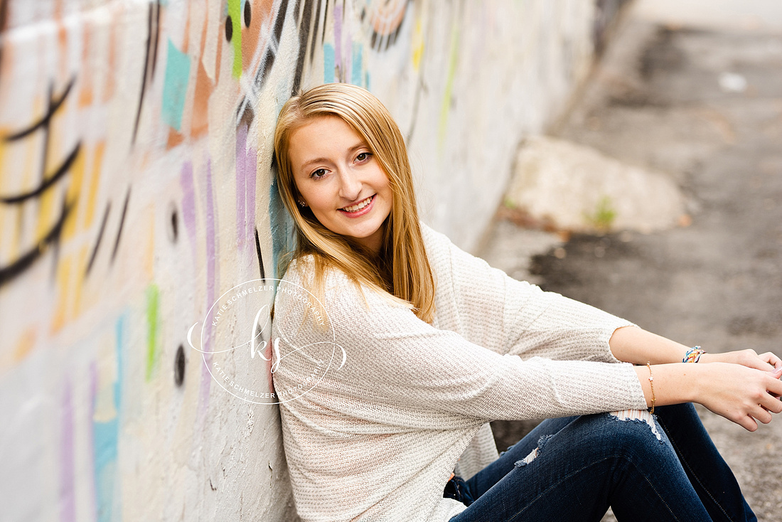 Iowa City Senior Portraits with CCA senior and KS Photography