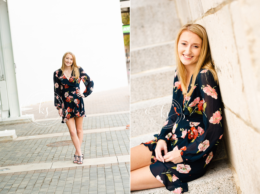 Iowa City Senior Portraits with CCA senior and KS Photography