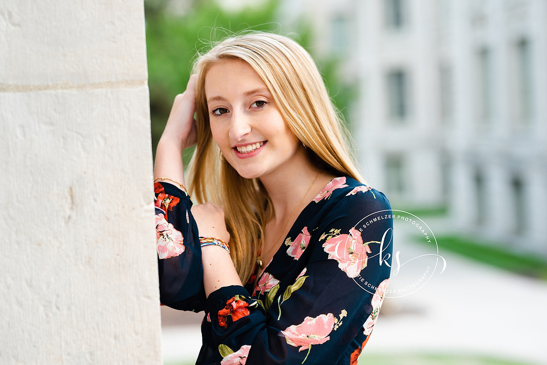 Iowa City Senior Portraits with CCA senior and KS Photography