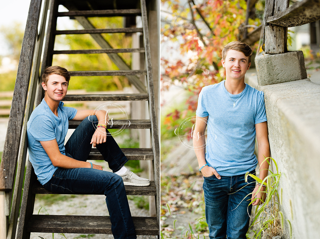 Iowa Senior Portraits in Amana with KS Photography, IA senior portrait photographer