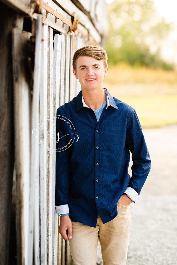 Iowa Senior Portraits in Amana with KS Photography, IA senior portrait photographer