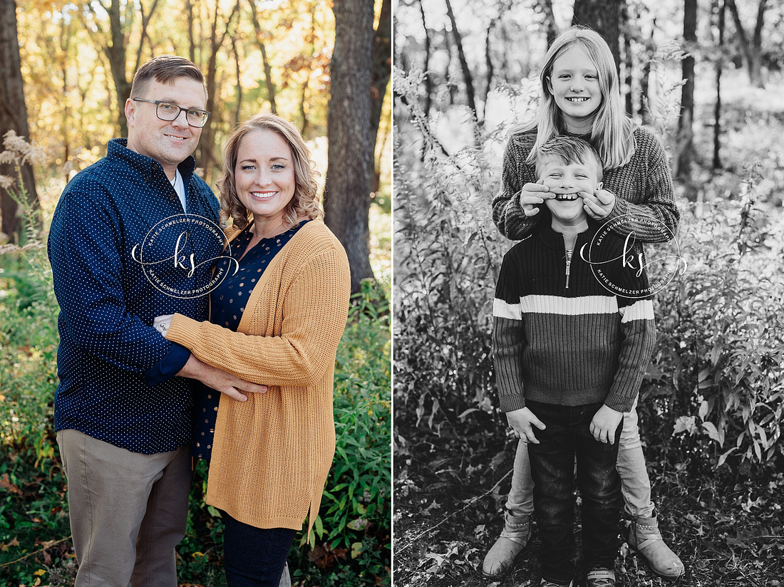 Evening Family Mini Session photographed by Iowa Family Photographer KS Photography